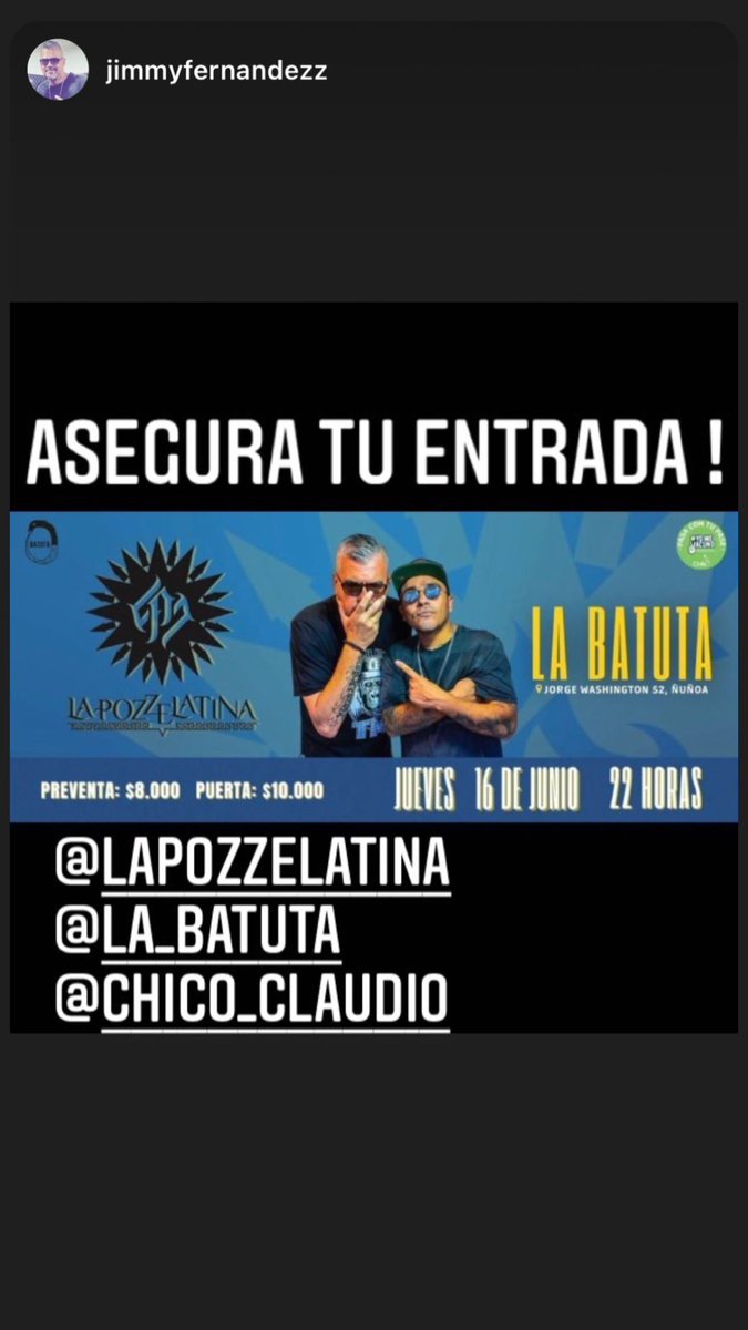 Proximo Jueves en BATUTA!