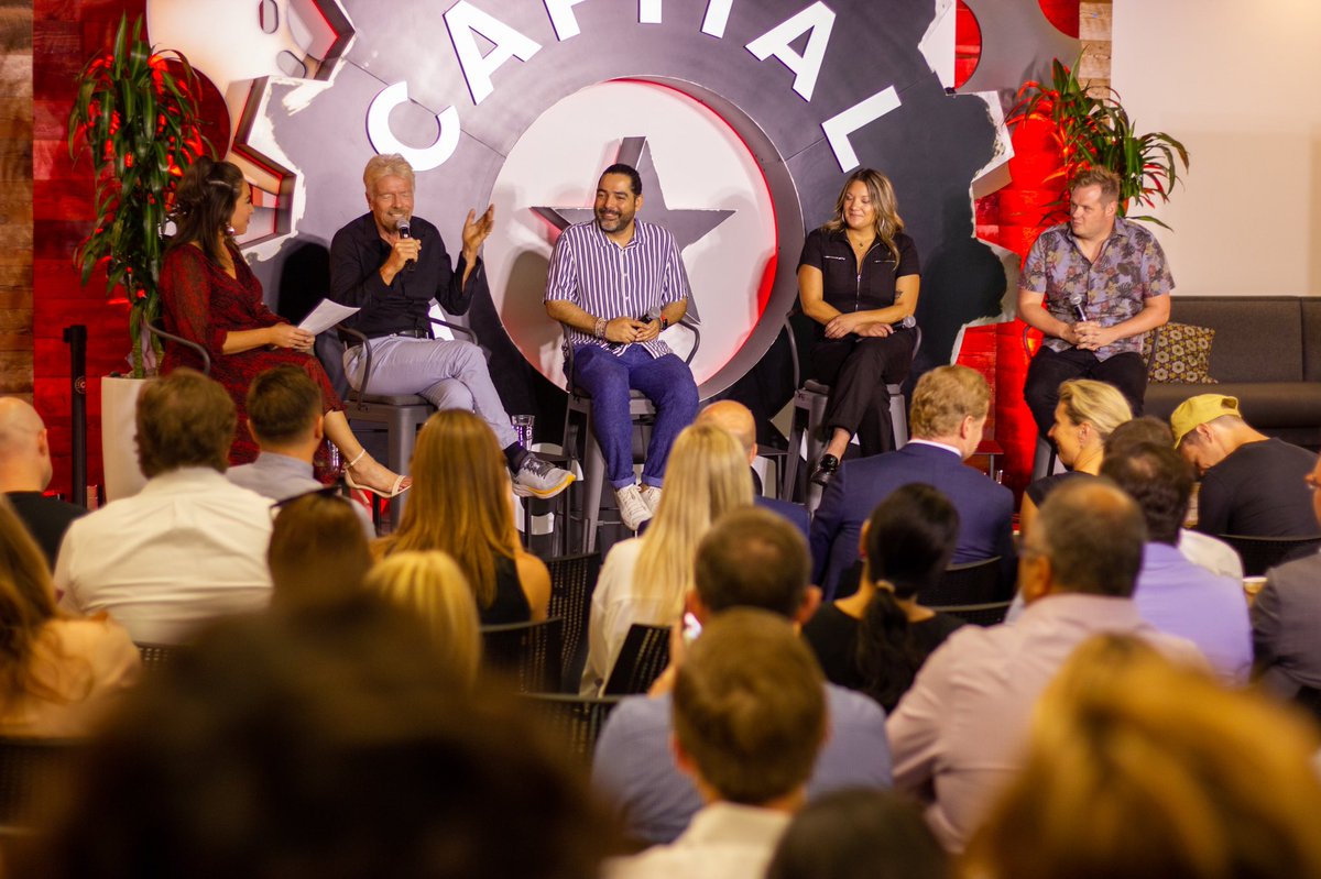 YvonneN_KVUE's tweet image. ✈️ Just say yes!..Use your position to spark change in the 🌎..Failure doesn’t signal quitting, but the opportunity to try again. Gems of wisdom from @richardbranson. @VirginAtlantic held a panel discussion to talk about taking risks in the corporate world. Happy I was part of it