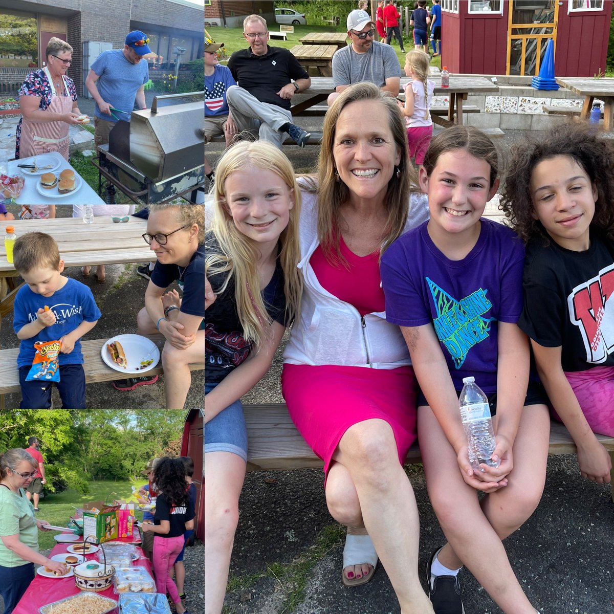 A very successful 5th grade Kickball Game and BBQ night at Warren School.