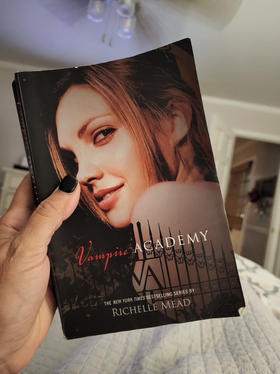 RRMSread's tweet photo. Book one of the summer complete. Definitely not a middle school read, but an engaging series for young adults. #vampireacademy #16andup #twilightlikeness #isuggestreadingbeforeyourchild https://t.co/zRqOF2zBzb