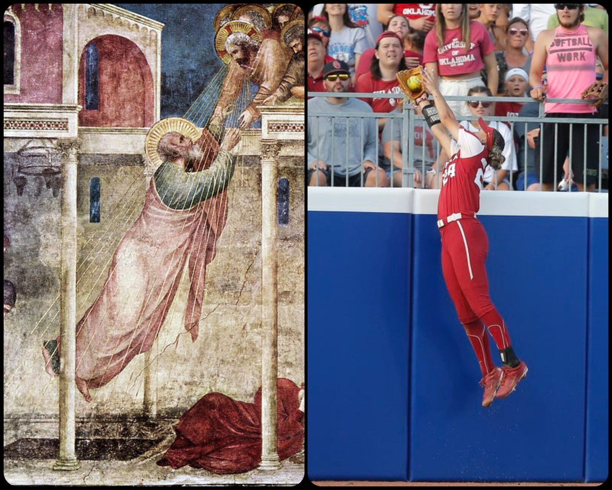 ArtButSports's tweet image. Ascension of St John, by Giotto, 1320, 📸 by @bterryphoto
