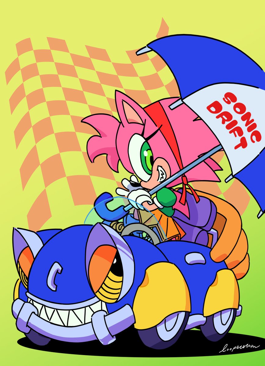 「Day 17: Drift
#31DaysSonic 」|Loopersum (3/3 COMMS TAKEN)のイラスト