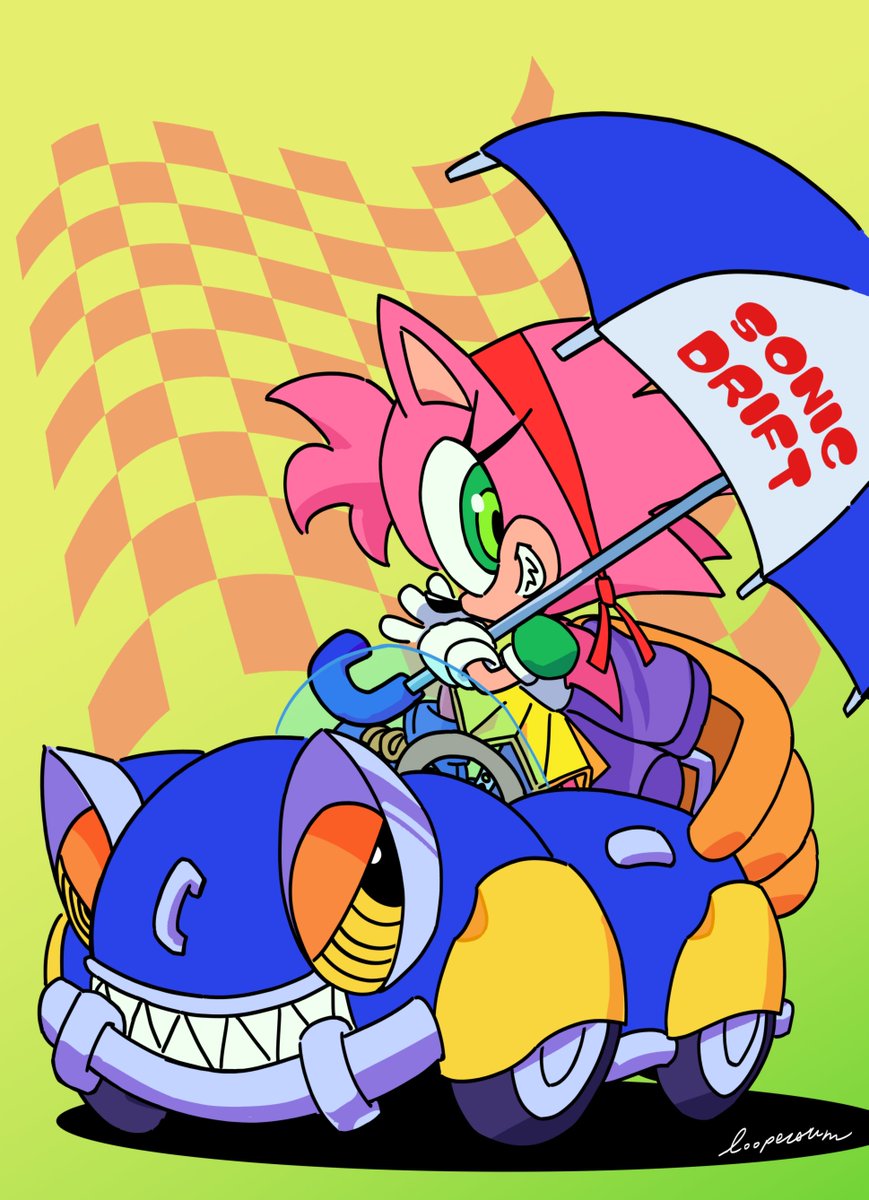 「Day 17: Drift
#31DaysSonic 」|Loopersum (3/3 COMMS TAKEN)のイラスト