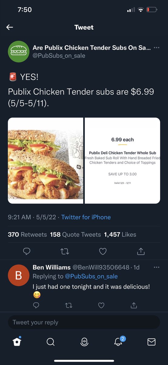 AlexOnAnimals's tweet photo. @PubSubs_on_sale Just last month it was $6.99! https://t.co/t0EIOeXjXL