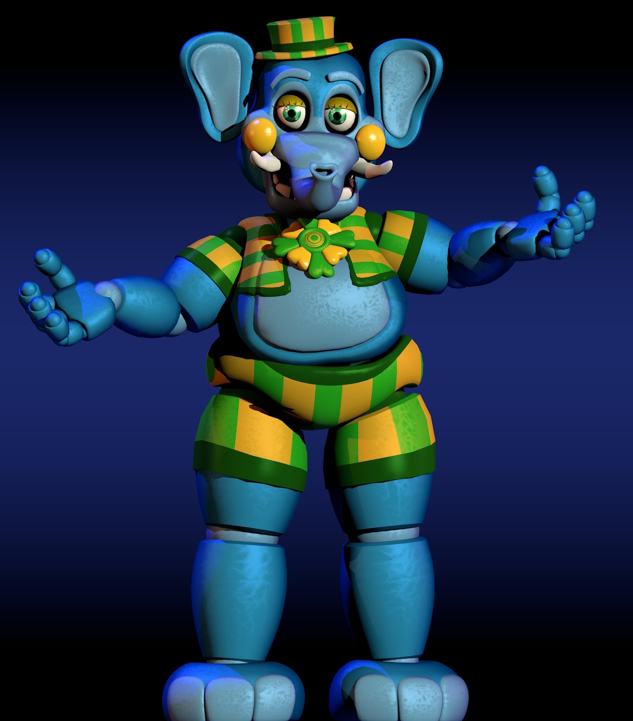 FNAF Five Nights At Freddy´s Orville elephant 9 animatronics