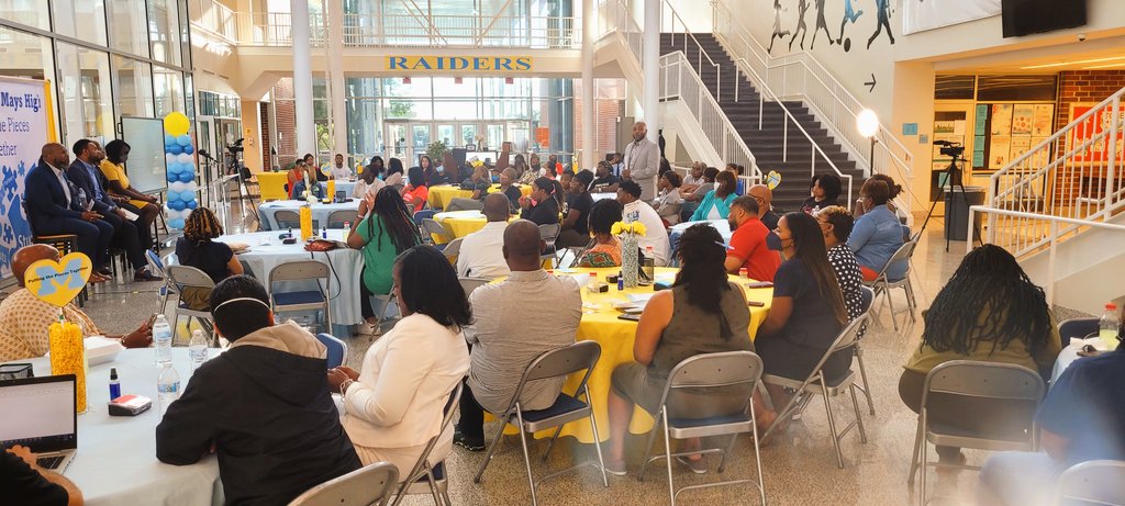 englishfirefly's tweet photo. Happening Now: @APSMaysRaiders Administation Hosts Full House of Cluster Stakeholders to Celebrate Glows &amp; Identify Grows to inform Next Steps! No better way to ensure Success of Scholars than Engaging the Community! #datadive #CultureofWe #herewegrowagain #apsnext #productivity https://t.co/zE3O6wJDoS