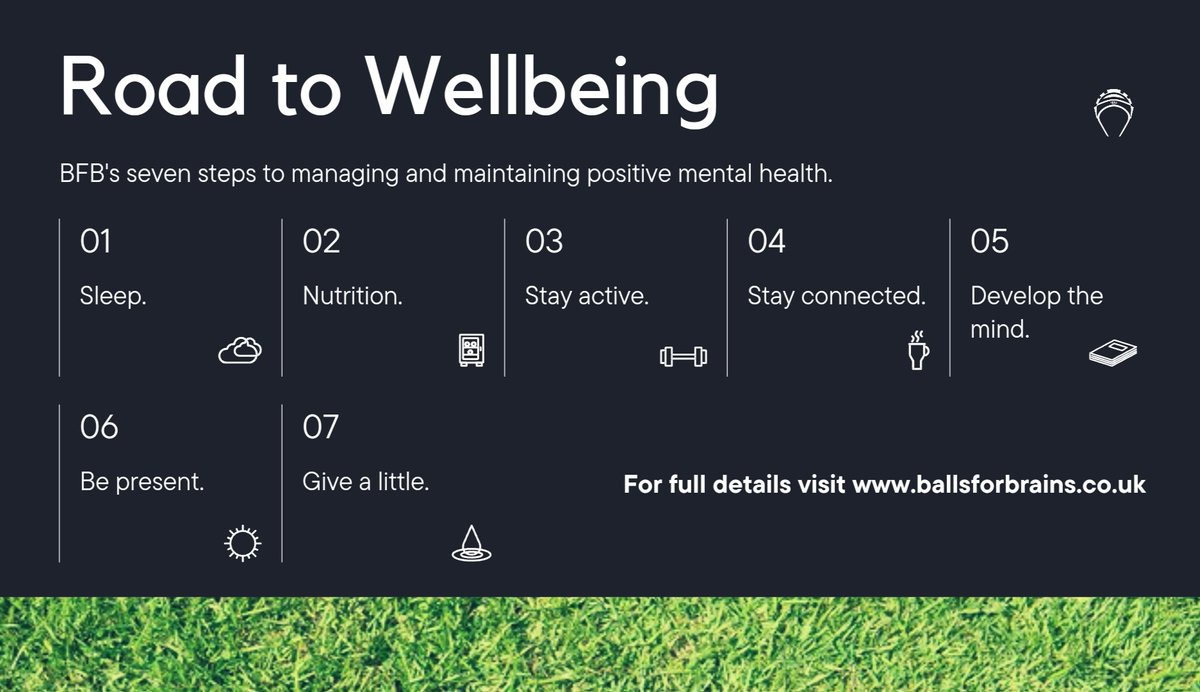 Seven steps to help promote a better mental health. Visit our website for more details but do keep your eyes peeled for our ebooks covering our Road To Wellbeing coming soon!!! #PartOfThePack #PackMindset #mentalhealth #MensHealthMatters #keeptalking #roadtowellbeing #stepbystep