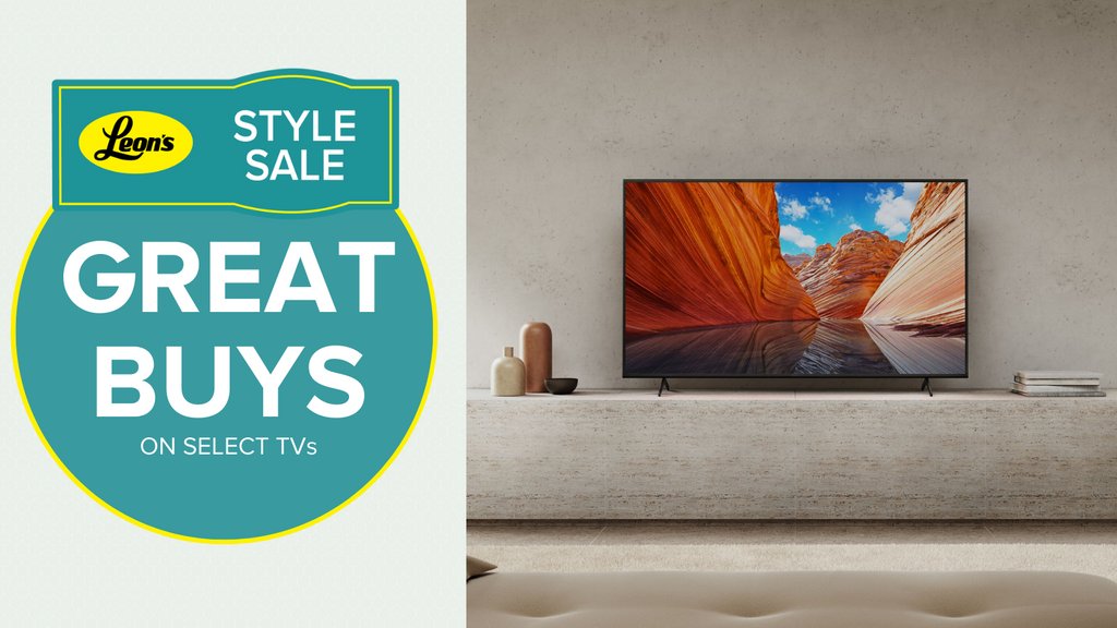 LeonsFurniture's tweet photo. Tune in to big savings during Leon’s Style Sale! The coolest 😎 TV’s at the hottest🥵 prices at Leon's! 

https://t.co/GRH8OdVZwm

#hometech #TVs #myleons #stylesale https://t.co/xtjAP3UOxg