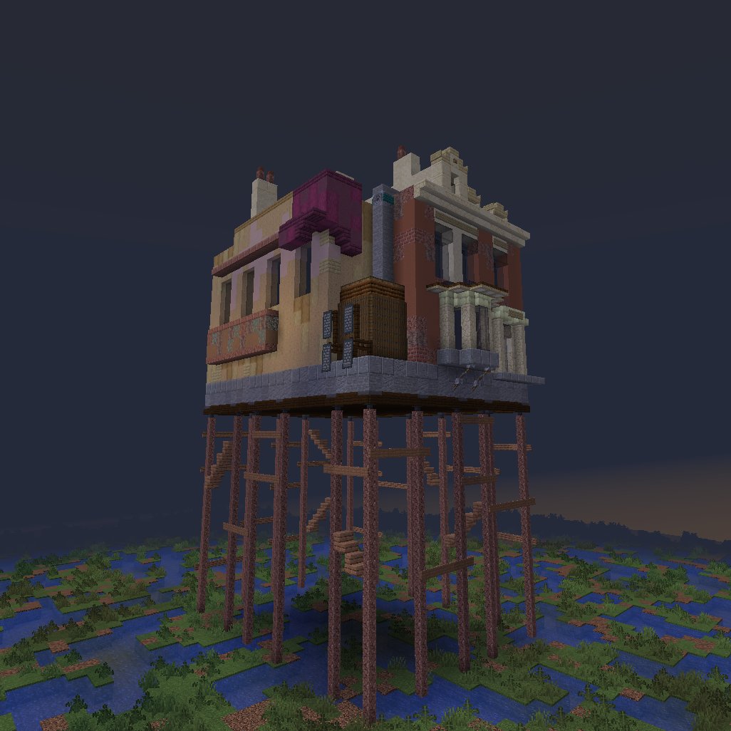 j20ris's tweet image. ‘The Preppers’ by @LeeMadgwick 

#minecraft #minecraft建築コミュ #architecture