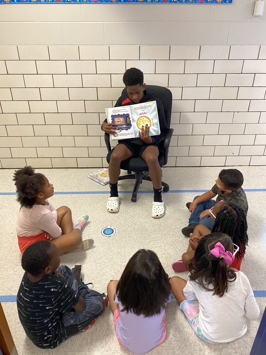 Today, we were so excited to have some of the basketball players from the Columbia TNT team come to our classroom to read to us! Thank you <a href="/COMOTNT/">COMO TNT BASKETBALL</a> for showing our scholars how to give back to the community!!!! #WeBelieveinBRE