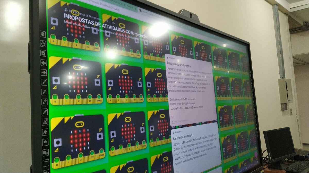 DanielaVeihl's tweet photo. Hoje fizemos a formação com o grupo de Papp TEC de São Bernardo do Campo SP Brasil. Momento de mão na massa com projetos iniciais incríveis!
@microbit_edu
#microbitchampions
#microbitchampions2022 https://t.co/8GBjR8z8ZL