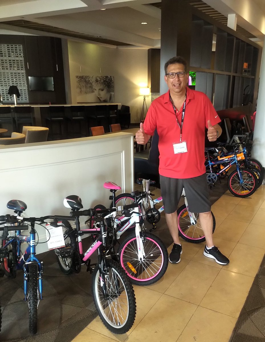 GarGar4YYCEast's tweet photo. Shout out #CentennialFoodserviceCalgary for their amazing community spirit &amp; generosity to our at-risks youths

Humbled they selected @yyckidsride as recipient of 24 new bikes they purchased, assembled by their employees as part of Conference team building..
#yyc #yycbike #yyccc https://t.co/ENfPvfBl9O