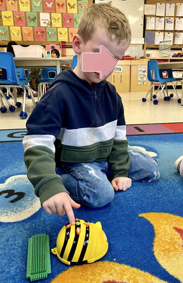 courtneywassell's tweet photo. The ✨gasps✨ when I finished reading “Gracie” by @McMenemyTweets and Bee-bot made his debut, priceless! A said, “I’m going to go home like Gracie and tell my mom today was different!” @codebreakeredu @mraspinall #codebreakers #scdsbey #scdsb https://t.co/UkWwaBsag2