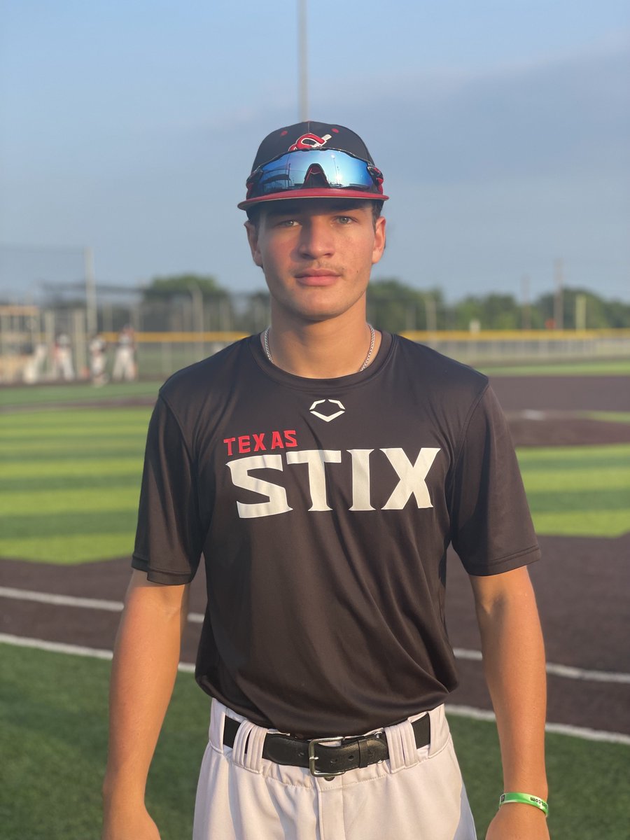 .<a href="/conniemackwsbb/">Connie Mack World Series</a> Qualifier F: <a href="/StixBaseballTX/">Stix Baseball</a> 2022 Prospects Black 6, Marucci Elite Mayo 5
PoG: <a href="/WilliamVasseur4/">William Vasseur</a> 2-3, 2B, 2 RBI, R
Pitcher: <a href="/ChaseMcCall11/">Chase McCall</a> 4.1 IP, 4K, 0H, 2 ER
