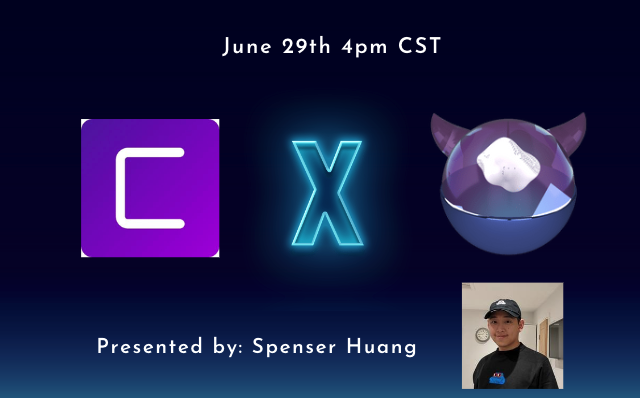 MegaHack11's tweet photo. Another Speaker Event at Mega Hackathon 👀

On June 29th 4pm CST, we'll have Spenser Huang @spenserhuang , managing director @CoinList to give us a talk on 1) CoinList Overall 2)Token distribution model 3)Some personal advice on finding a job in crypto 😎 https://t.co/D4e6TAwS6Y