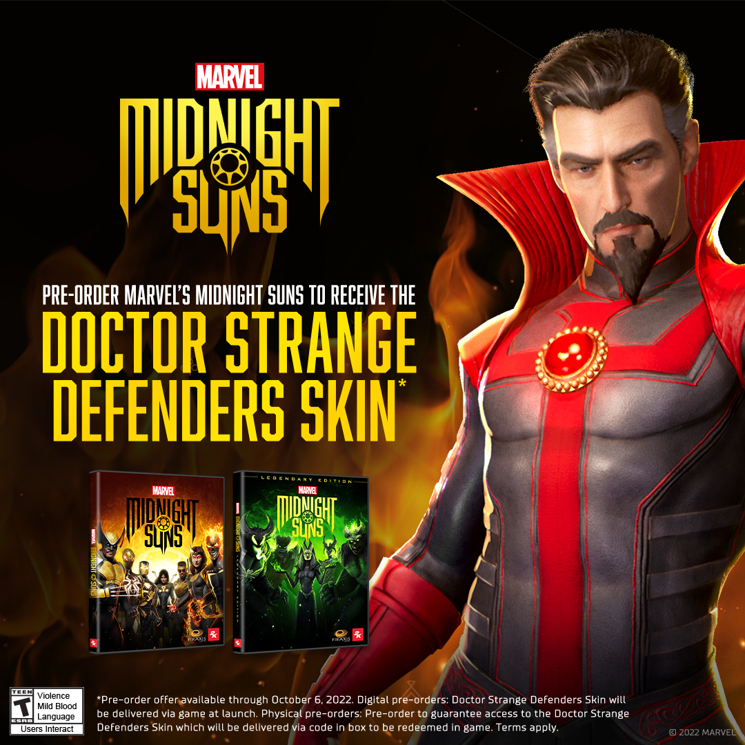 Marvel's Midnight Suns - Doctor Strange Defenders Skin DLC Steam