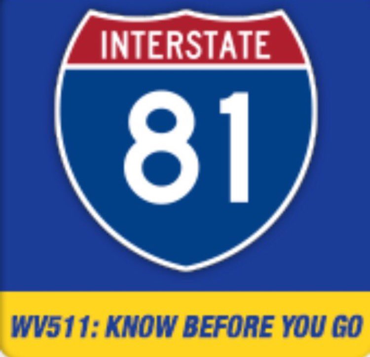 West Virginia 511 on Twitter "Berkeley Co I81 North will be closed at
