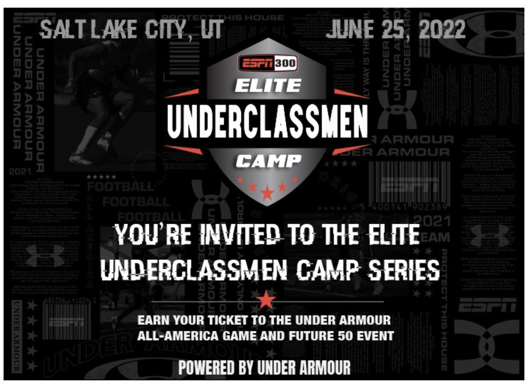 YoungKayin's tweet photo. Thank you @TheUCReport for the invite and for giving me this opportunity to showcase my talents at the ESPN Elite Underclassmen Camp. @bangulo @BrandonHuffman @pvaituu @JrTagovailoa @real_real_mike4 @FastCampAth @TeamPALA7v7 https://t.co/Ej2QtmG3nI