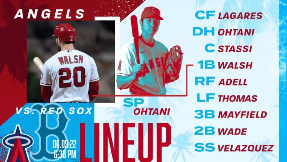 AnaheimAngIes's tweet photo. Last one against Boston. 

⚾️: 6:38pm
📺: @BallySportWest 
📍Big A https://t.co/ALbmN8Cna9