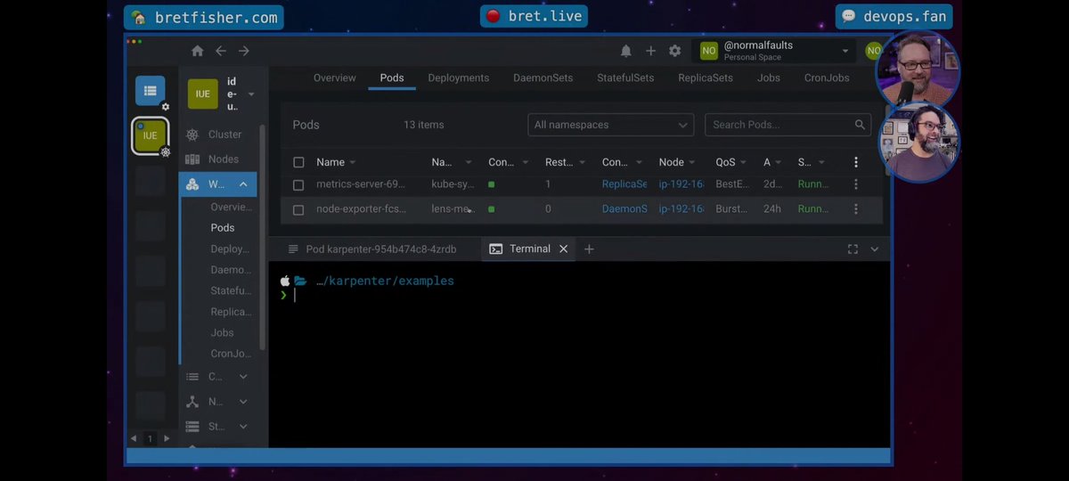 ShatiswaranV's tweet photo. A wonderful explanation on the Kubernetes Autoscalling with Karpenter @BretFisher @normalfaults. Thank you. 👍👍 Can't wait to use it on deliverables and use cases. 
#Kubernetes 
#autoscalling
#DevOpsCommunity https://t.co/jrxYX9bNx2