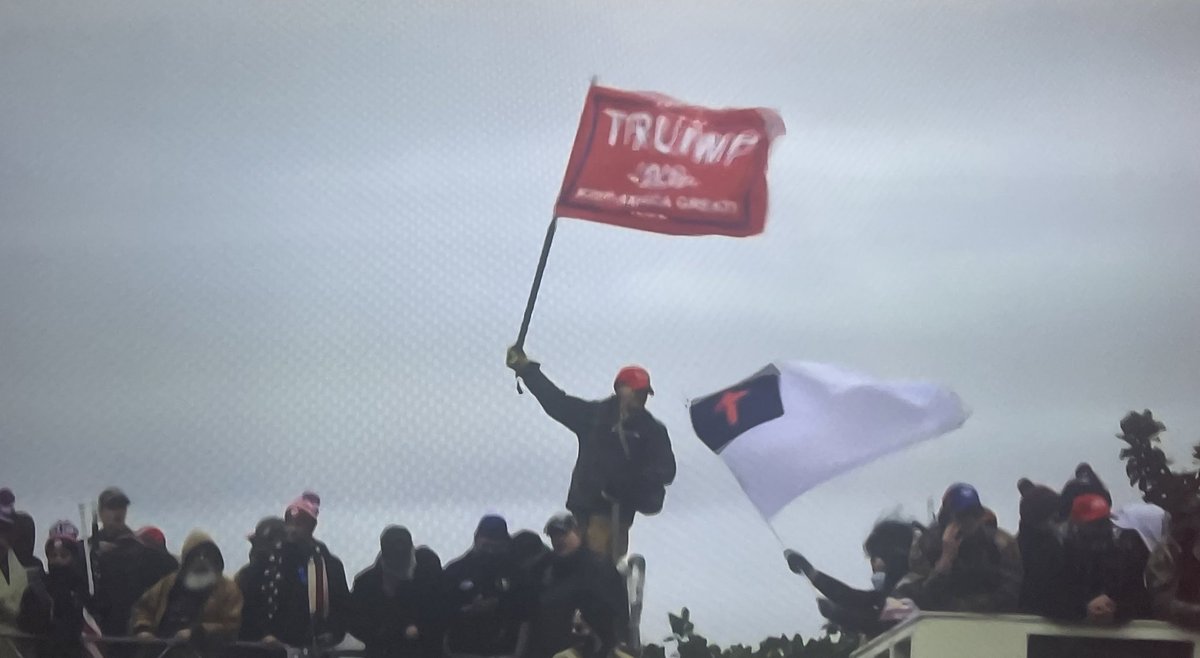 The final shot of the shocking #January6th video was an insurrectionist waving a Christian flag. Christians across the country must take the role Christian nationalism played seriously and we must unite to defeat this terrible ideology. #January6thCommitteeHearings