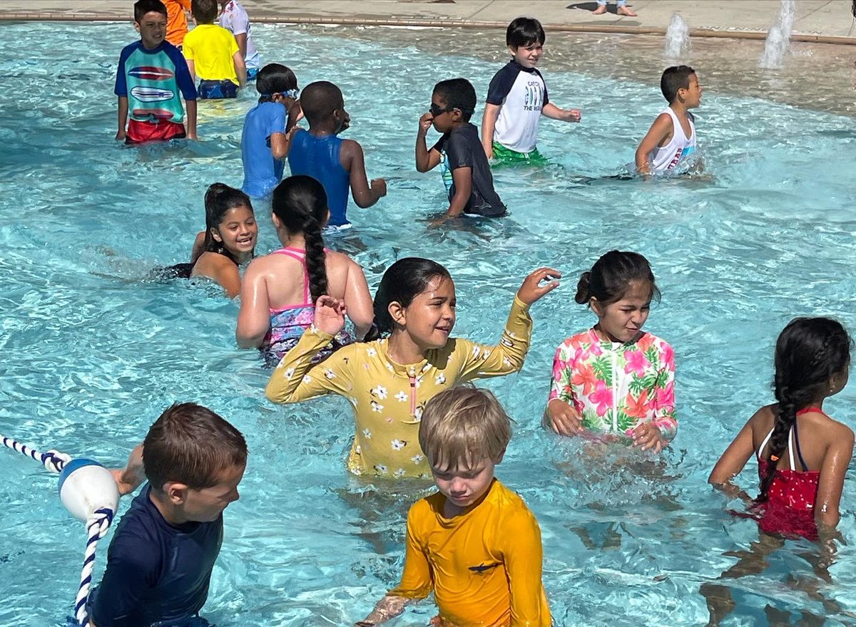 SMSCrusader's tweet photo. Our students spent the morning at Bohrer Park water park for our traditional end-of-year POOL DAY! Thank you to Mrs. Fowler for organizing this event & to our parent chaperones, teachers & @GPDNews for helping make it happen. #BestDayEver #WeLoveSMS https://t.co/RFQHw7KK4C