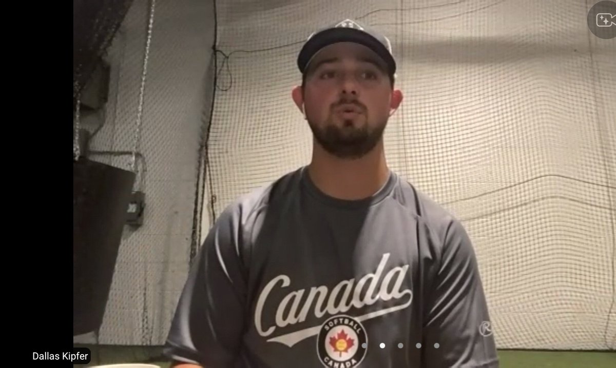 Big thanks to <a href="/KipferDallas/">Dallas Kipfer</a> for talking with our U15 <a href="/NapaneeExpress/">Softball Napanee</a> boys tonight about the 6 different steps in Hitting, swing plane, mental prep, emotional control and creating routines ect . Great player and a great ambassador for the game.