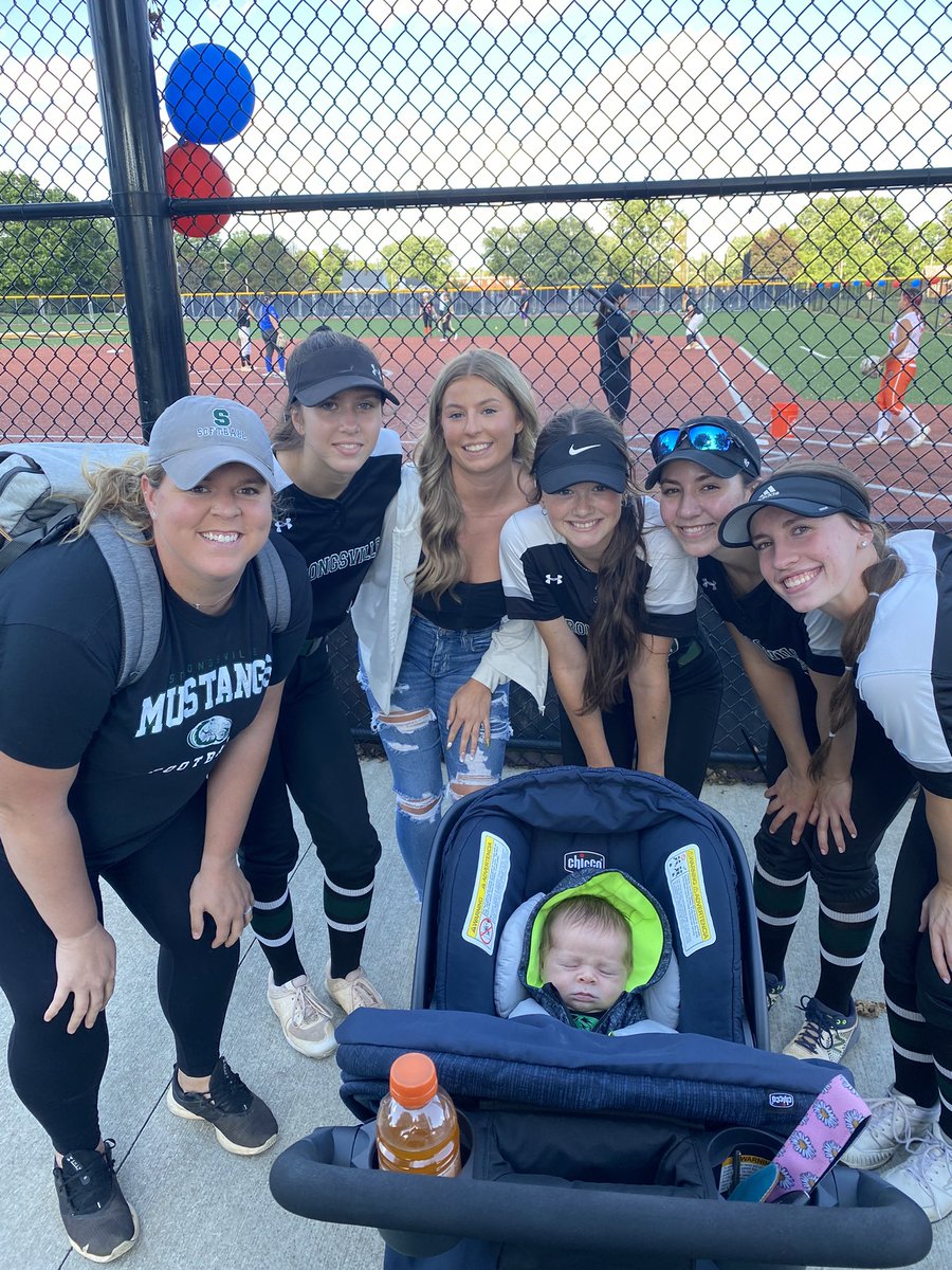 Such a great night celebrating our all county players and Otto made it out for his first Mustang gameday! Congrats to all the athletes who played today, such a great game and a fun night!
