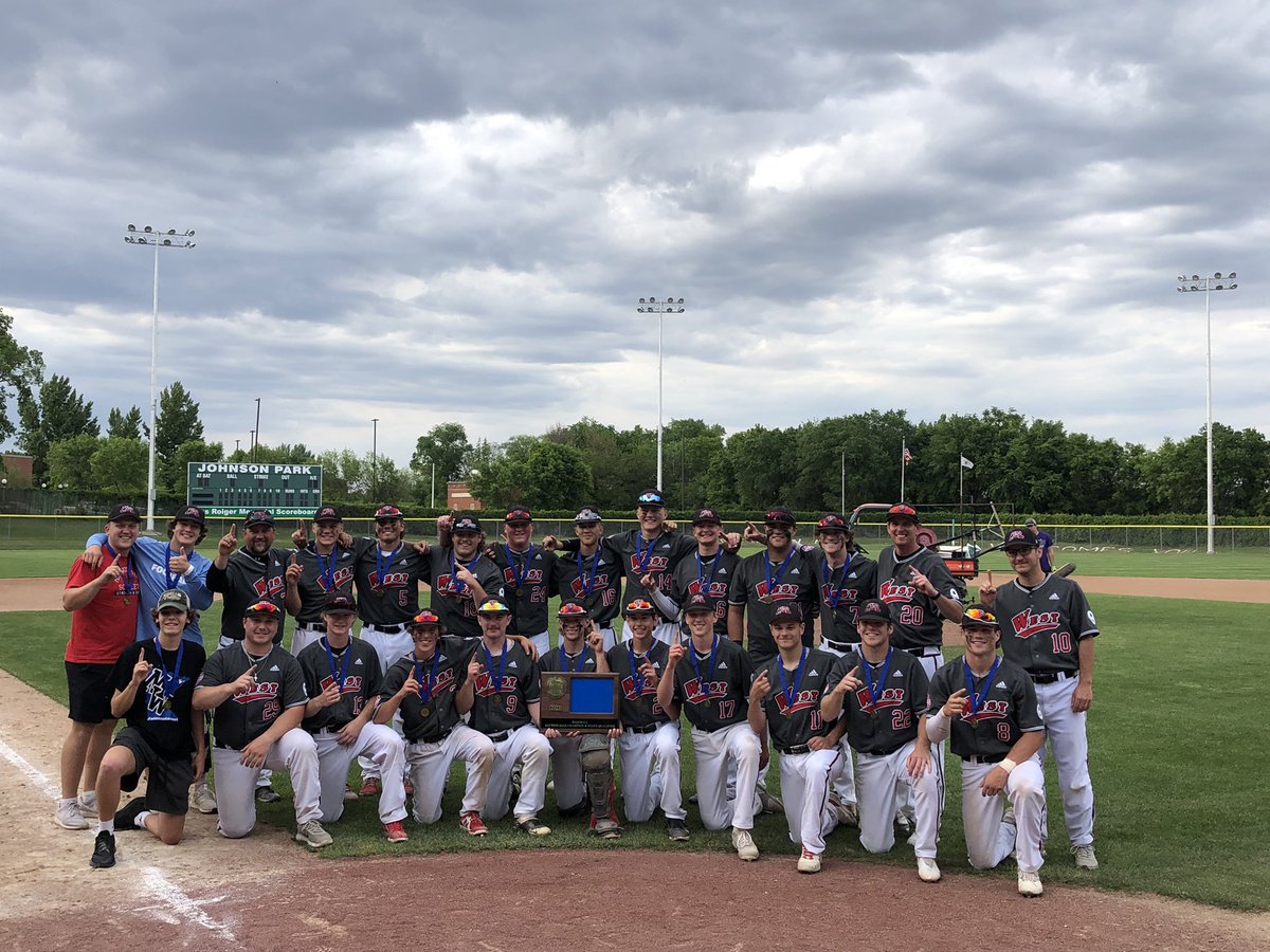 Mankato West Baseball (@westbaseball22) on Twitter photo Your 2022 Section 2AAA Champs! This group NEVER gives up! Down 4-0 in the bottom of the 7th we get key hits from <a href="/TannerShumski/">Tanner Shumski</a>, <a href="/ryanhaley_2/">Ryan Haley</a>. <a href="/ZanderDitt/">Zander Dittbenner</a> with a huge 2 RBI single to get to <a href="/LouisMagers/">Louis Magers</a> who hits a 3 run 💣 to win it!! This group is simple amazing! #family Your 2022 Section 2AAA Champs! This group NEVER gives up! Down 4-0 in the bottom of the 7th we get key hits from <a href="/TannerShumski/">Tanner Shumski</a>, <a href="/ryanhaley_2/">Ryan Haley</a>. <a href="/ZanderDitt/">Zander Dittbenner</a> with a huge 2 RBI single to get to <a href="/LouisMagers/">Louis Magers</a> who hits a 3 run 💣 to win it!! This group is simple amazing! #family