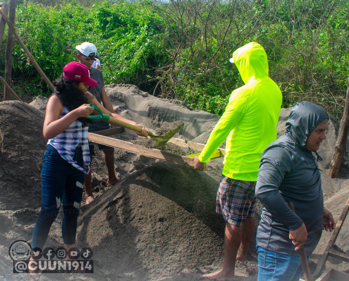 cuununan's tweet photo. Establecimiento de vivero para tortugas marinas en isla Juan Venado en las Peñitas-Poneloya. “Yo amo a las tortugas marinas”.

#CUUN1914
#AmorAlaMadreTierra https://t.co/HAjT2S7qvZ