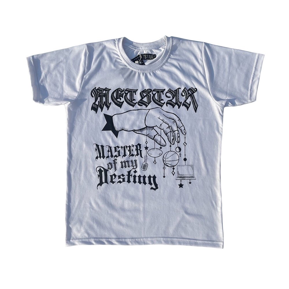 _SPLK's tweet image. METSTAR “MASTER OF MY DESTINY” TEE OUT NOW, LINK IN BIO✨
