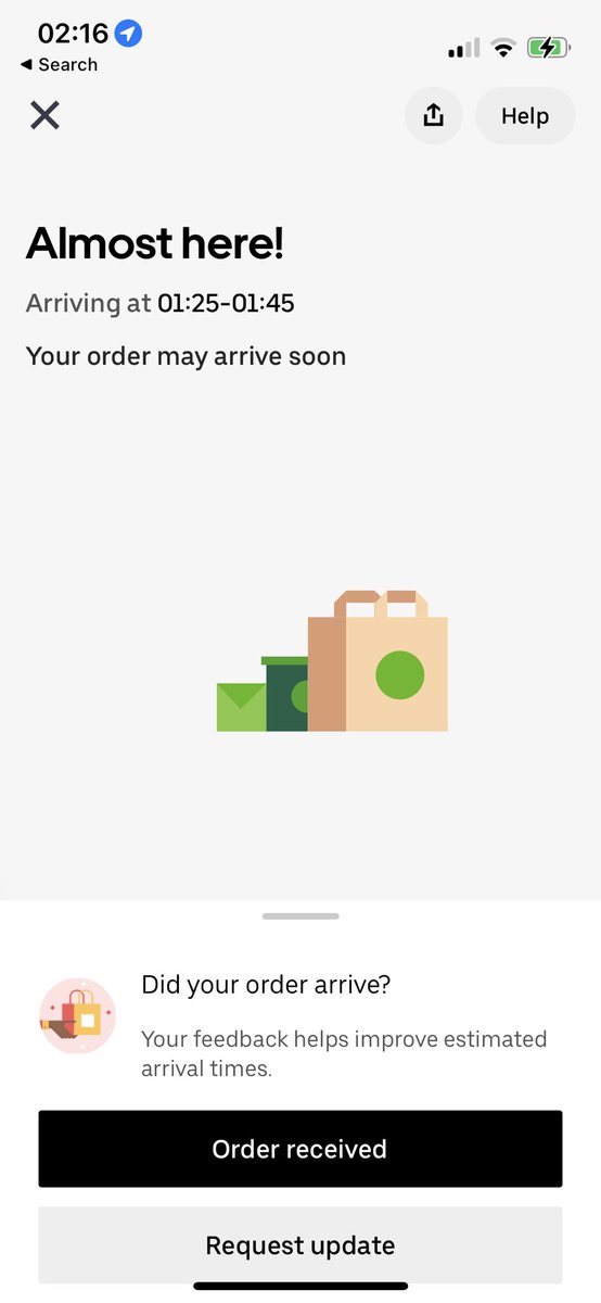 olivia_jroberts's tweet photo. @UberEats still not arrived yet https://t.co/U5toZEYbne