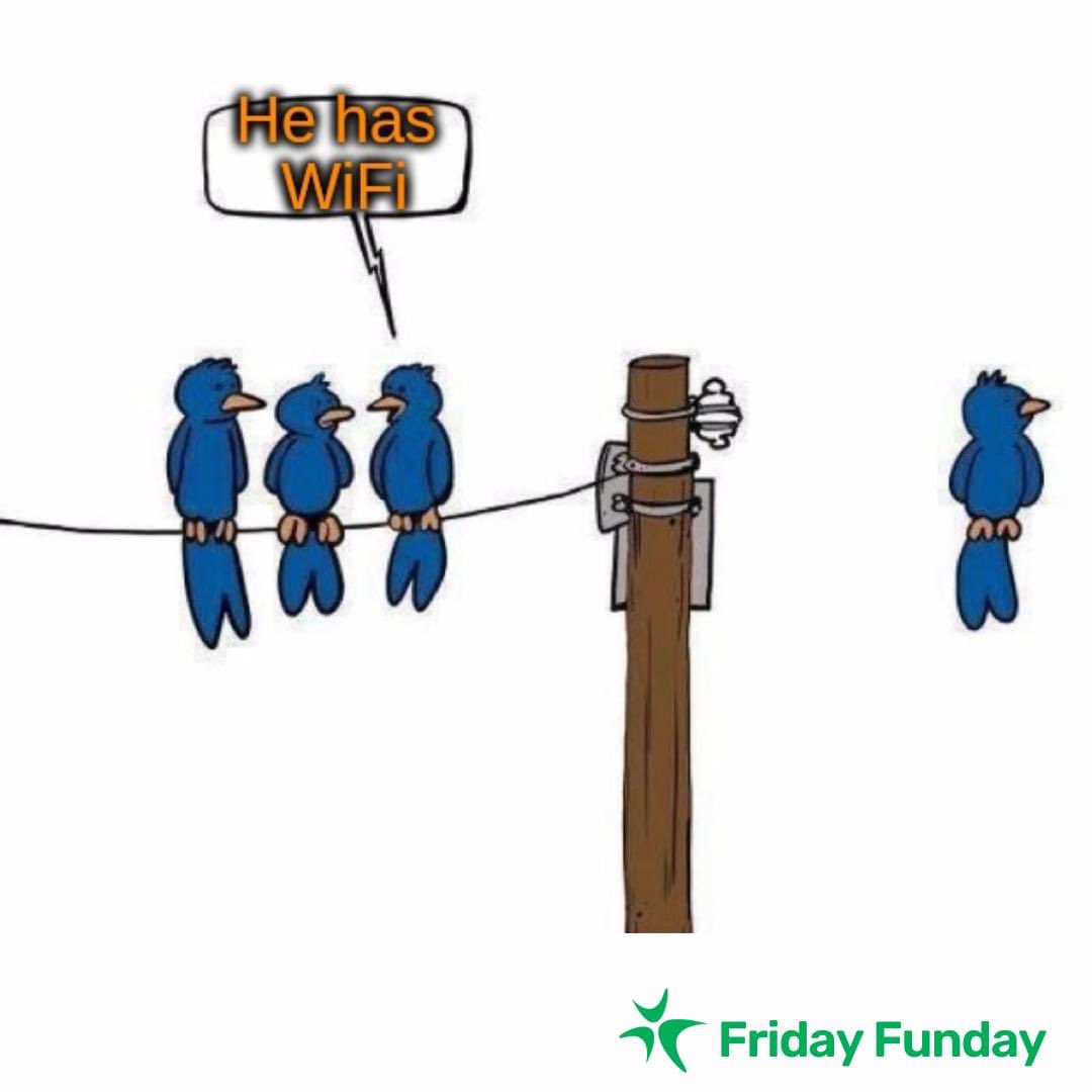RightClickIT's tweet image. It’s called wireless technology.
.
Cheers to a great weekend!!!
.
.
.
#IloveTech #TechieHumor #Evolution #rightclickit #rightclick #cloudcomputing #technology #technews #techsupport #informationtechnology #cloudbasedsolutions #MostTrusted #Melbourne #techsavvy #wireless #wifi