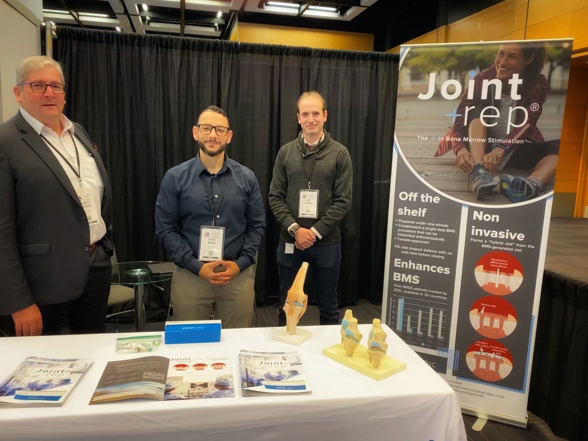 OligoMedic's tweet photo. How good does it feel to have a conversation without a screen in the middle?
#COAmeeting #quebec #jointrep #orthopedics #orthopedicsurgery https://t.co/91Oqye90sL
