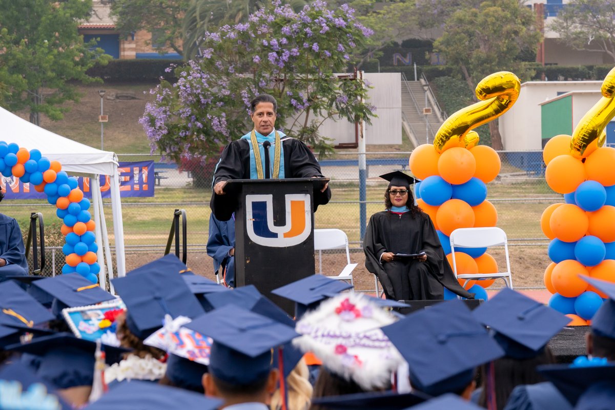 LAUSDSup's tweet photo. #UniversityHS #Classof2022: Thank you for the warm welcome in over 30 languages. Your remarks showcase the diversity celebrated on campus. Keep pursuing excellence, and lead with passion, empathy and kindness. Scholars, in every language spoken today—congratulations! https://t.co/3umMhQPbzP