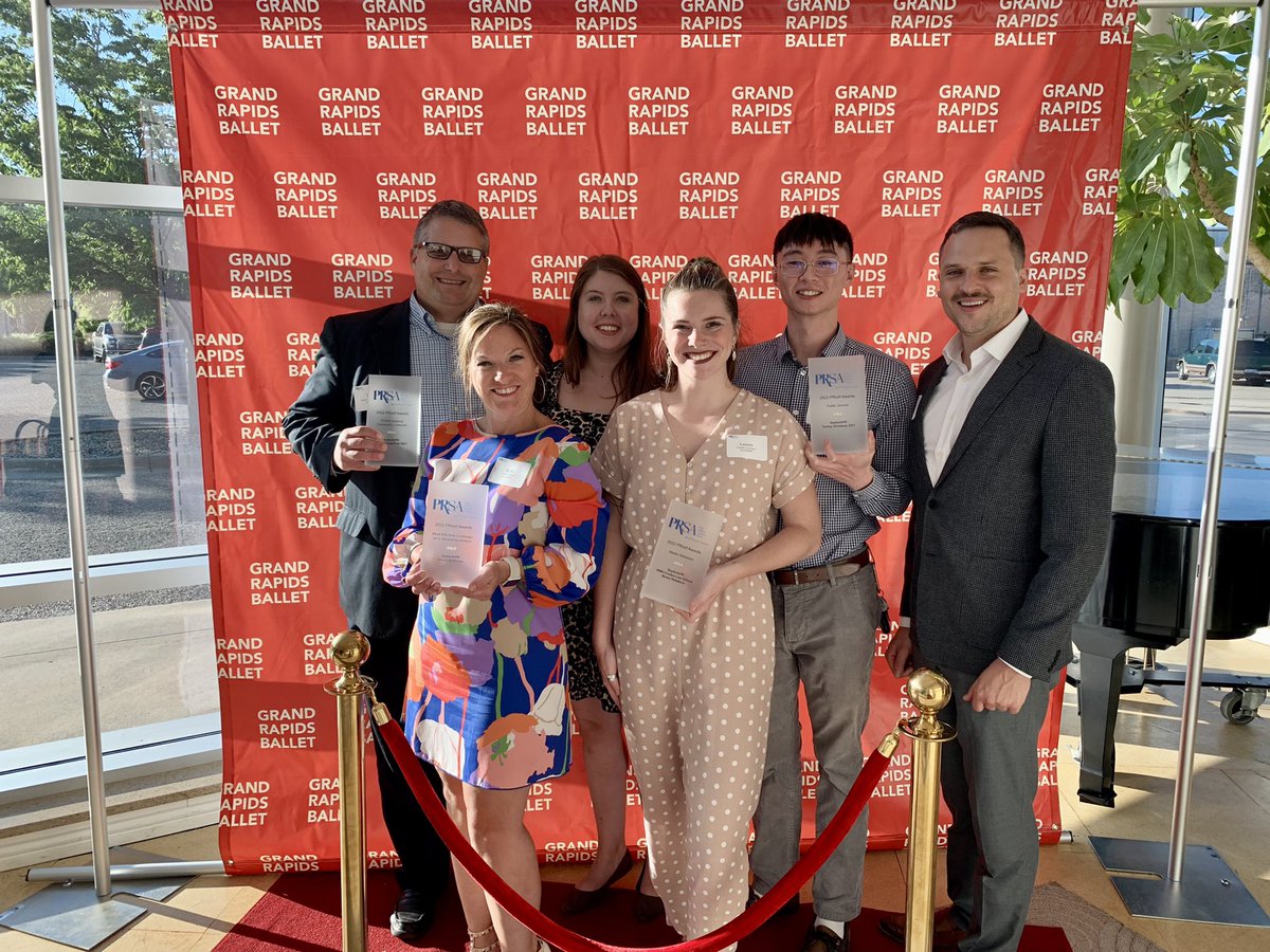seyferthpr's tweet photo. 4 Gold @WMPRSA PRoof Awards!
π₯Most Effective Campaign on a Shoestring Budget β Juices by Elaine
π₯Public Service β McDonaldβs Turkey Giveaway 2021
π₯Media Relations β WMU Cooley Law School
π₯COVID External Community Outreach β LaughFest 2021
#Proof22 https://t.co/TU7jKaZ2FV
