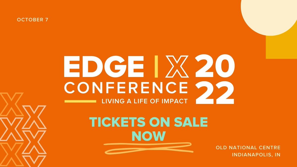 EDGE|X 2022 tickets are on sale now! Buy early to reserve your spot at the Community Gathering after party and get over 35% off your ticket. You don’t want to miss it!💥 edgementoring.org/edgex-conferen… #leadership #mentoring #LeadershipDevelopment