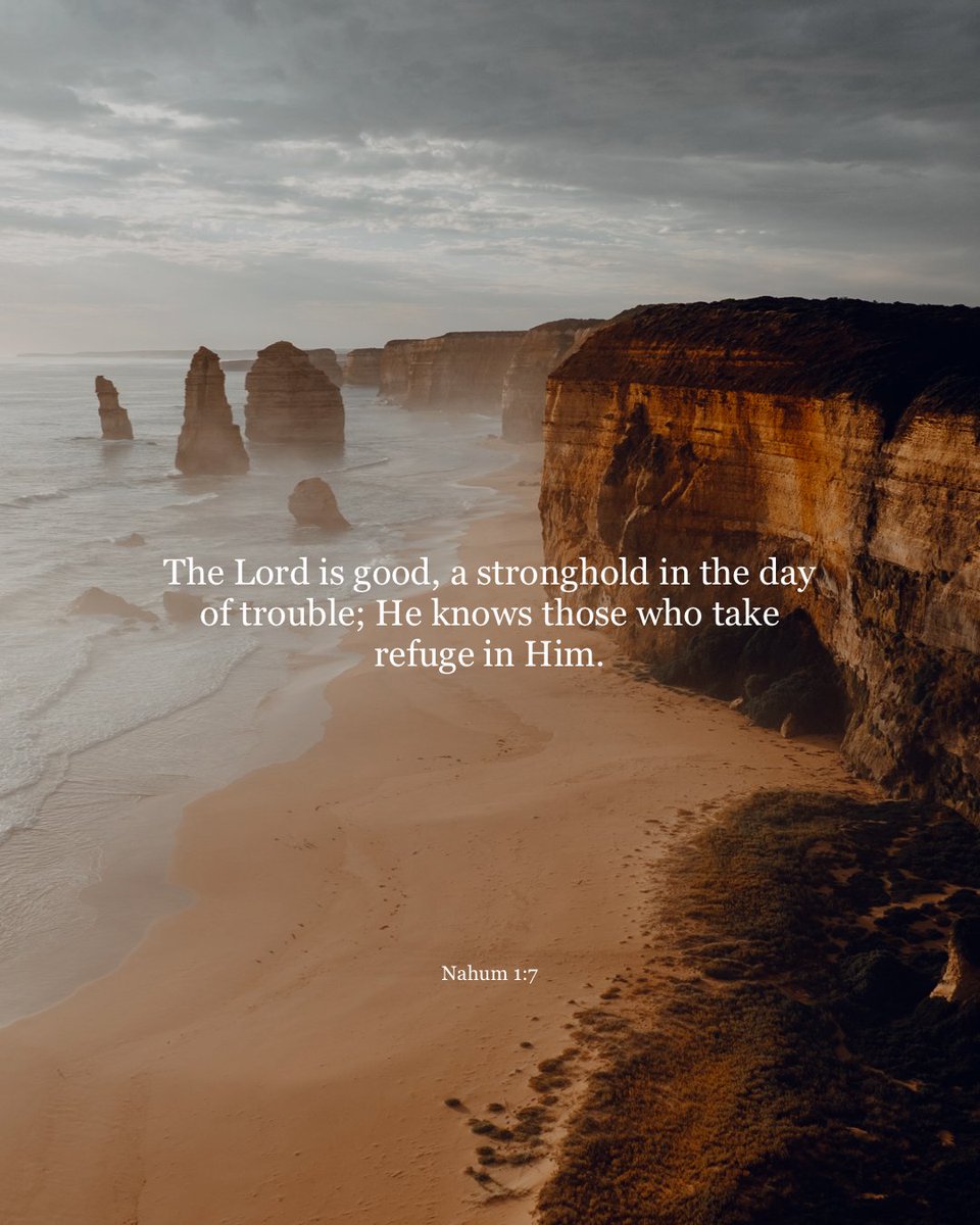 YouVersion's tweet photo. Nahum 1:7 https://t.co/4CxRGfR3RE