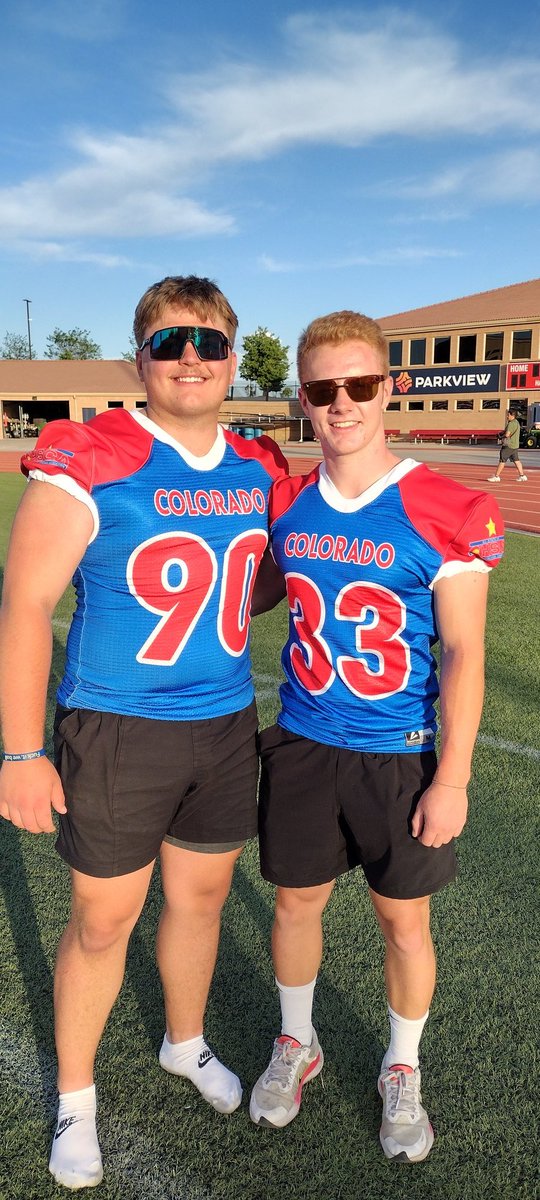 The last warriors at the 2022 CHSCA Allstate game. #coallstate22 <a href="/LearThad/">Thad Lear</a>
<a href="/Frederick_HS/">FrederickHSGoldenEagles</a>  <a href="/GoldenEaglesFHS/">FHS Golden Eagles</a>