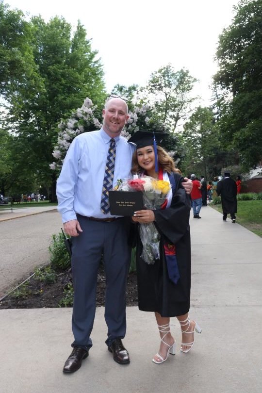 So proud of young people like Kray who focused on getting better each quarter! She finished strong! Congrats to our ⁦<a href="/GTCSPPS/">Gateway To College, SPPS at Saint Paul College</a>⁩ grads!