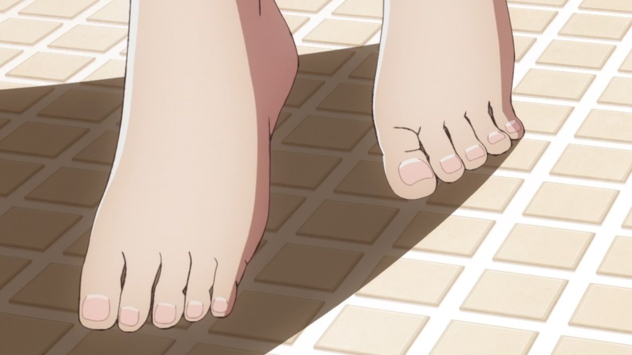 SerasKF on X: [Summertime Render E17] Mio and Hizuru (bare feet at last,  even if the shot wasn't as I'd have liked) feet shots #anifeets   / X