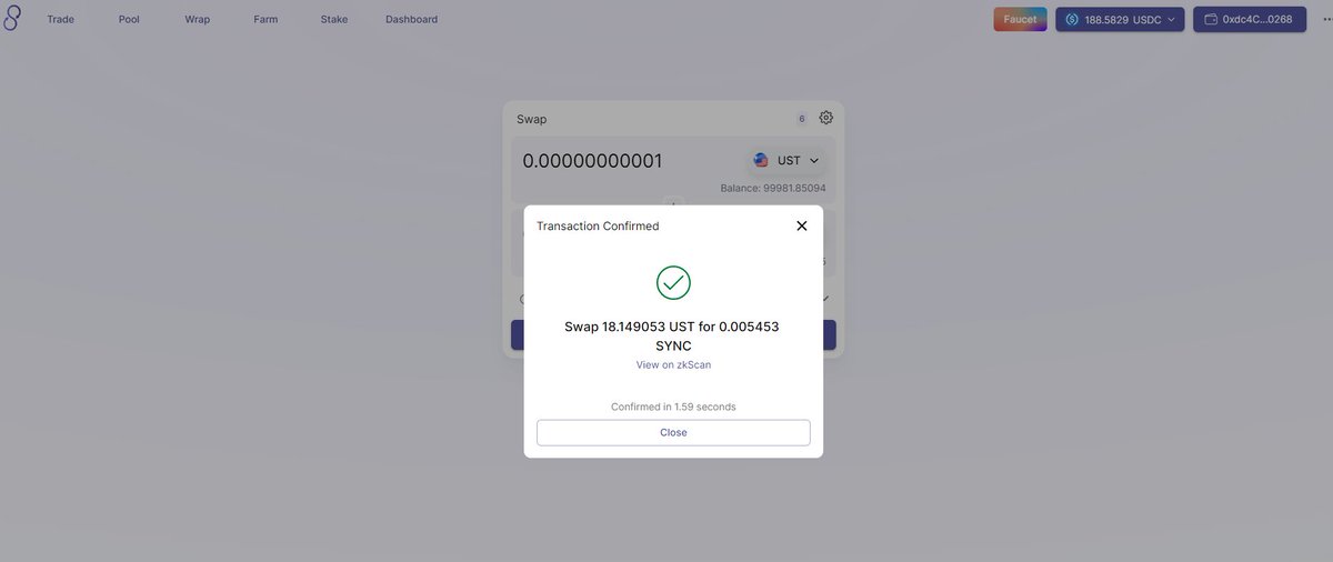 NormaKara2's tweet photo. nice Join discord: https://t.co/Yx7KcP7bLD #L222 #zkSync #Layer2 #ZKRollup #testnet #Ethereum #DeFi https://t.co/YWzPwd4lv7