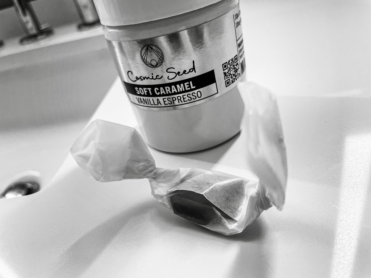 for that confectionery nightcap. with 10mg of THC per piece and buttery soft deliciousness, it’s not nighttime without our vanilla espresso Soft Caramels by COSMIC SEED. shop online (luxuryleafstl.com) or come through during hours • the high society