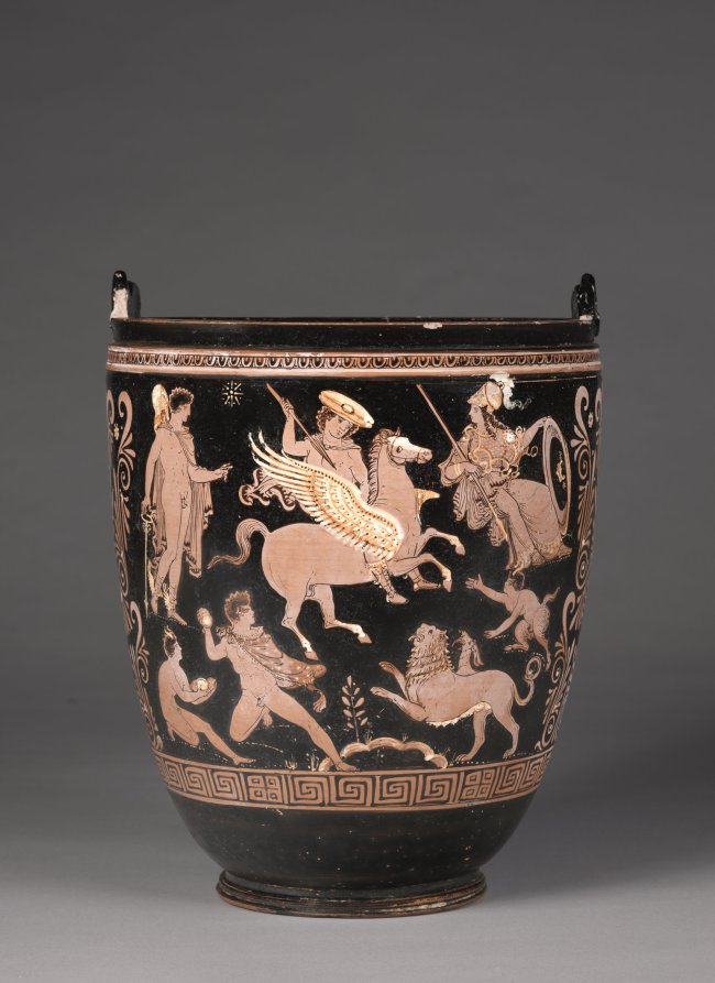Apulian Situla, c. 350 BC #greekromanart #clevelandartmuseum clevelandart.org/art/1977.179