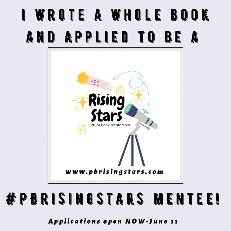 lexabobexa's tweet photo. So excited to finally submit my #PBRisingStars application! Good luck everyone, and thanks to the mentors for lending their time!
#Kidlit https://t.co/sTz4dyXUYD