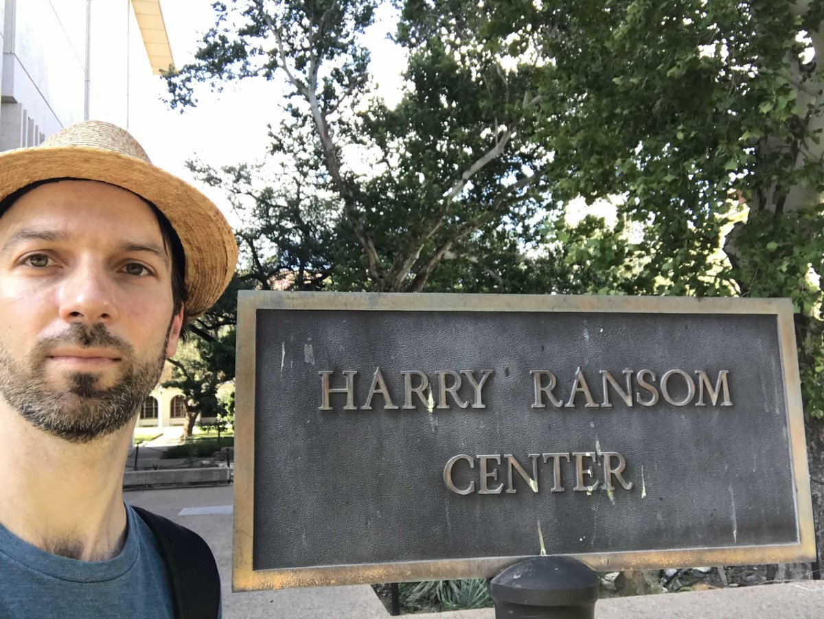 timpersonn's tweet photo. So happy I got to spend some time in David Foster Wallace’s archives at the @ransomcenter while in Austin for #dfw22 https://t.co/Jqj0NEaiYG