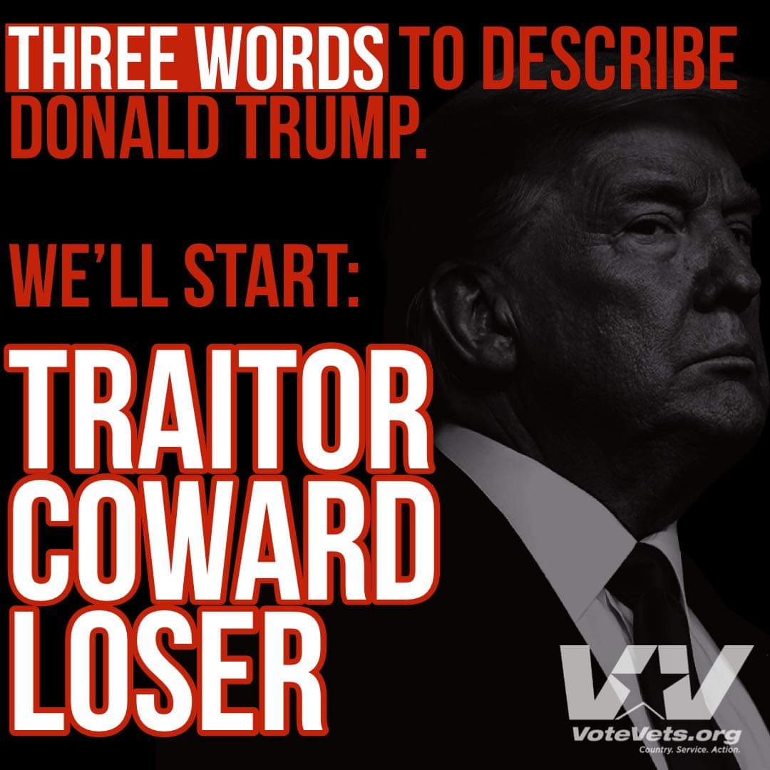 yoruguaenusa's tweet photo. Never forget that January 6th 2021 the motherfucker in chief declared war on America

#January6thHearings
#TrumpCoupAttempt
#DemVoice1 #ResistanceUnited https://t.co/KLz30o3FXw