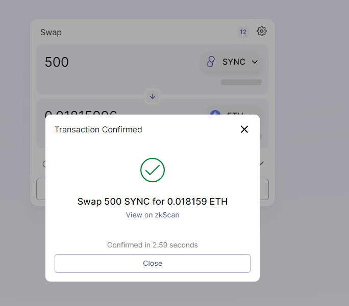 davies_maci's tweet photo. GREAT #L222 #zkSync #Layer2 #ZKRollup #testnet #Ethereum #DeFi https://t.co/j4lydPDCFa