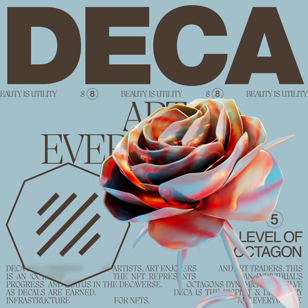Got my level 5 octagon ✨ <a href="/0xDecaArt/">Deca 🟥 🟩 ⬛ 🟪</a> 

Love the approach of showing digital objects in your own creative way!