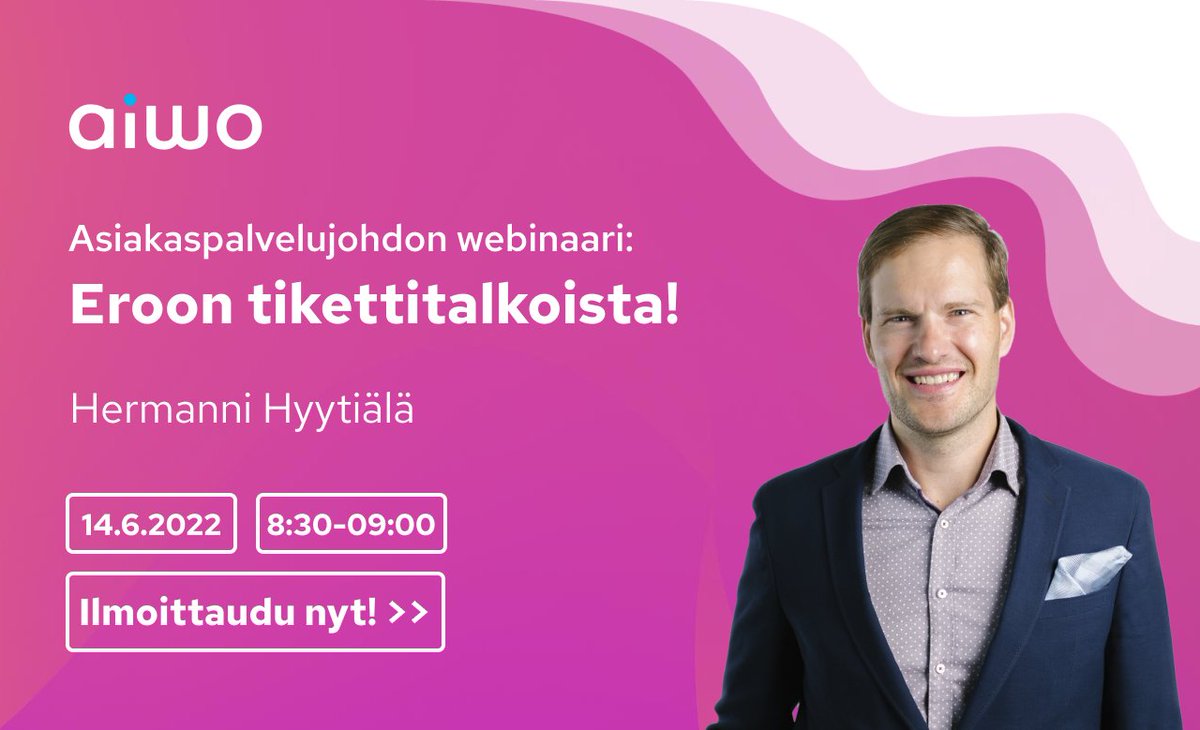 Ilmoittaudu webinaariin, jossa Euroopan johtava häiriökysynnän asiantuntija, <a href="/hemppah/">Hermanni Hyytiälä</a> tuo esille miten pystyt tunnistamaan asiakasyhteydenottojen ruuhkaa aiheuttavia juurisyitä organisaatiosi palvelurakenteesta.
Ilmoittaudu: hubs.ly/Q01dh42b0 #asiakaspalvelu